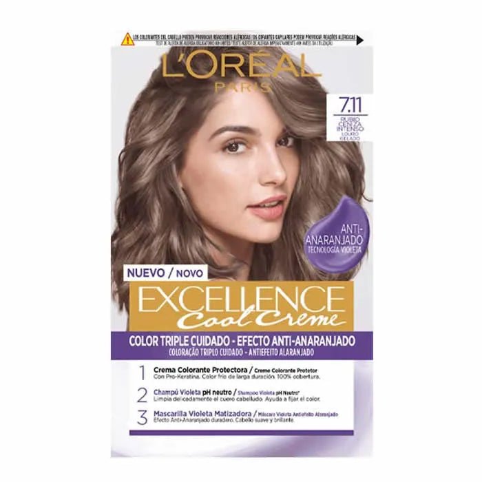L'Oreal Excellence Cool Creme 7.11 192ml - InfinityMarket - 