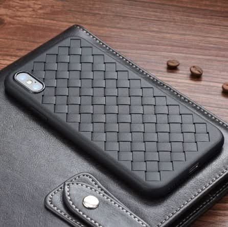 Luxury fabric grid smartphone case-InfinityMarket 
