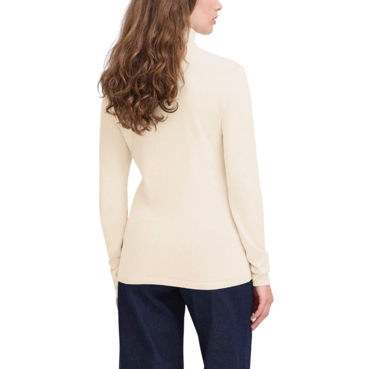 Maglia Donna Invernale Ichi a Maniche Lunghe - InfinityMarket - Brand_Ichi - Category_Abbigliamento - Color_Beige