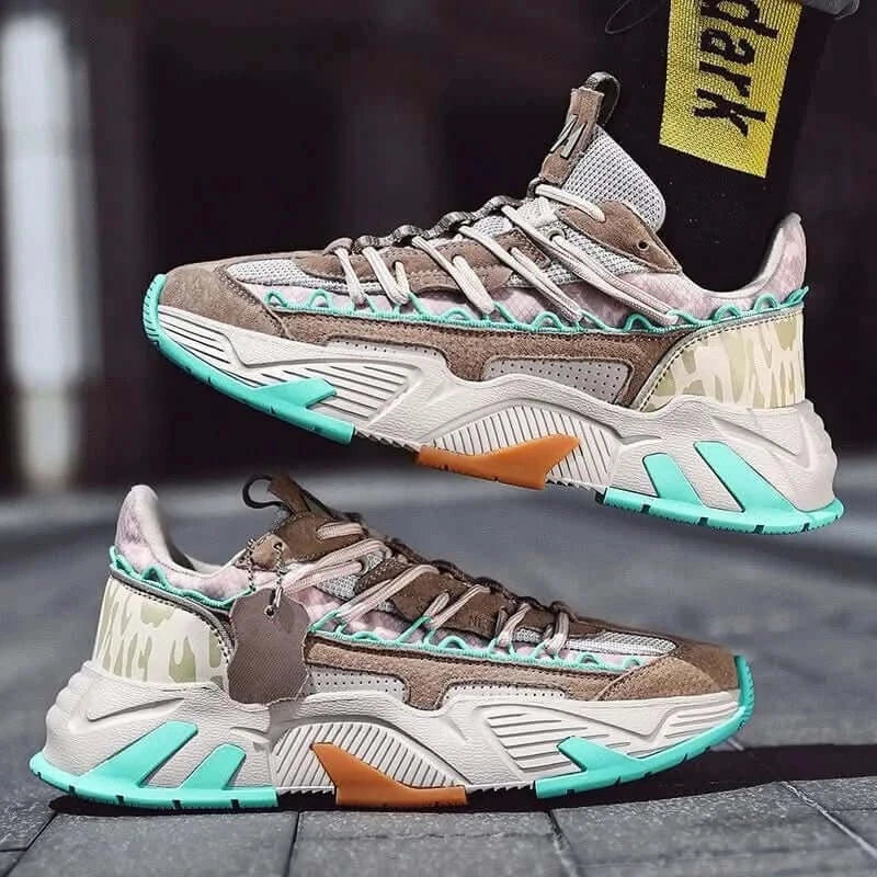 Men's Chunky Breathable Sports Running Shoes-InfinityMarket 