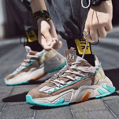 Men's Chunky Breathable Sports Running Shoes-InfinityMarket 