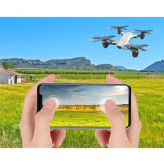 Mini Foldable Quadcopter Drone with 4K HD Dual Camera and WiFi FPV - InfinityMarket - Aerial - altitude - Drone
