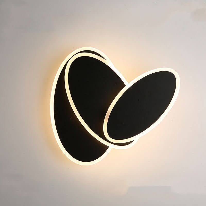 Modern LED Circle Wall Lamp Living Room Hallway Metal Decorative Light - InfinityMarket - Decoration - Decorations - Decorative