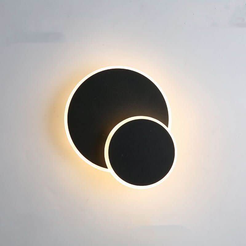 Modern LED Circle Wall Lamp Living Room Hallway Metal Decorative Light - InfinityMarket - Decoration - Decorations - Decorative