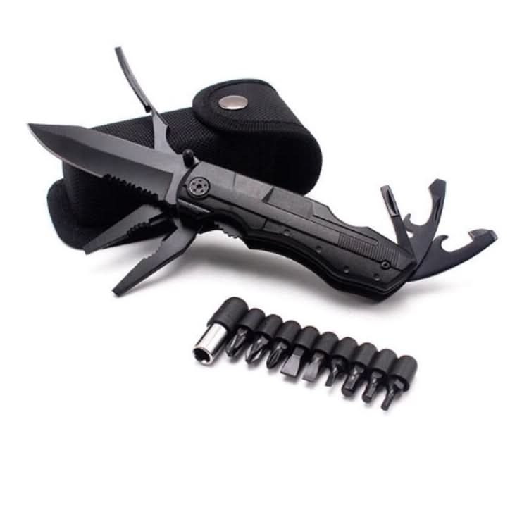 Multi - Purpose Folding Knife Clamp Tool - Portable Pliers for Outdoo... - InfinityMarket - Army - Camping - Camping tools