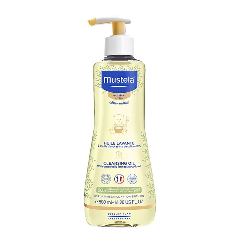Mustela Baby Cleansing Oil for Dry Skin 500ml - InfinityMarket - 
