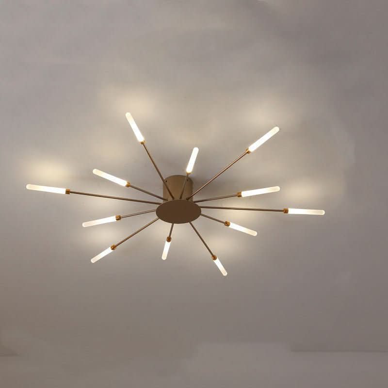 Nordic Minimalist Modern Atmosphere Living Room Fireworks Led Ceili... - InfinityMarket - Chandelier - Corridor Lights - Illuminazione