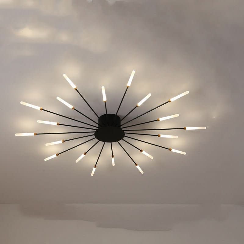 Nordic Minimalist Modern Atmosphere Living Room Fireworks Led Ceili... - InfinityMarket - Chandelier - Corridor Lights - Illuminazione