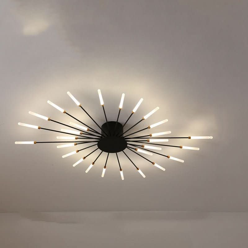 Nordic Minimalist Modern Atmosphere Living Room Fireworks Led Ceili... - InfinityMarket - Chandelier - Corridor Lights - Illuminazione