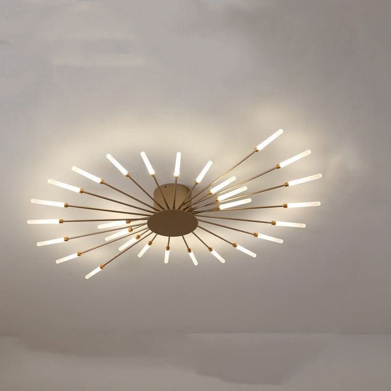 Nordic Minimalist Modern Atmosphere Living Room Fireworks Led Ceili... - InfinityMarket - Chandelier - Corridor Lights - Illuminazione