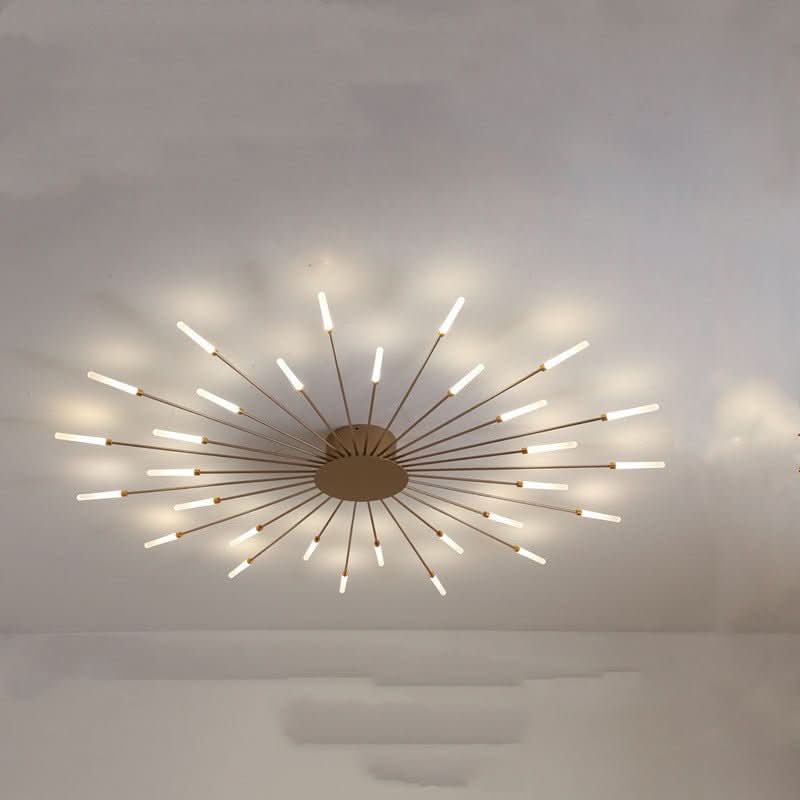 Nordic Minimalist Modern Atmosphere Living Room Fireworks Led Ceili... - InfinityMarket - Chandelier - Corridor Lights - Illuminazione