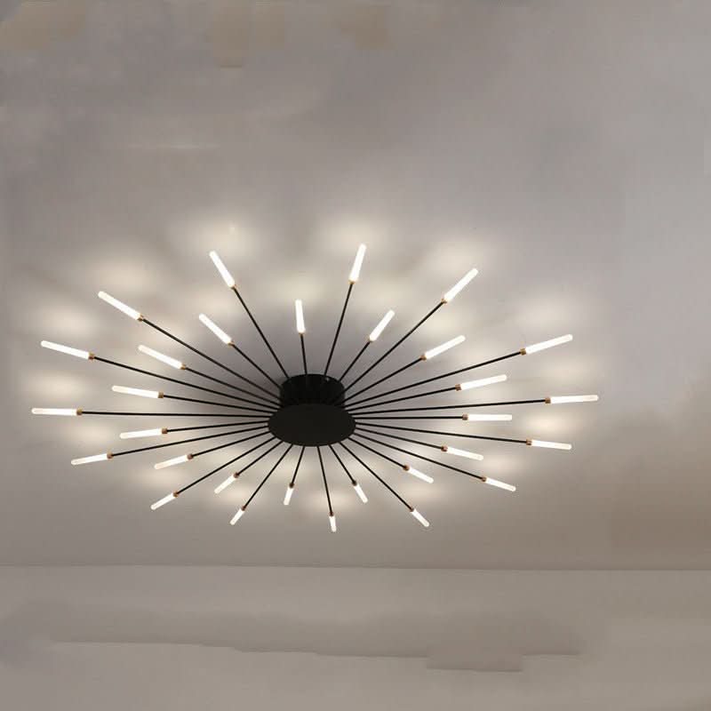 Nordic Minimalist Modern Atmosphere Living Room Fireworks Led Ceili... - InfinityMarket - Chandelier - Corridor Lights - Illuminazione