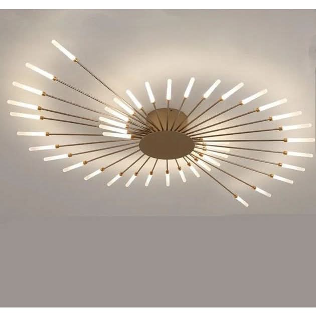 Nordic Minimalist Modern Atmosphere Living Room Fireworks Led Ceili... - InfinityMarket - Chandelier - Corridor Lights - Illuminazione