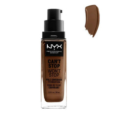 Nyx Can´t Stop Won´t Stop Full Coverage Foundation Cocoa 30ml - InfinityMarket - 