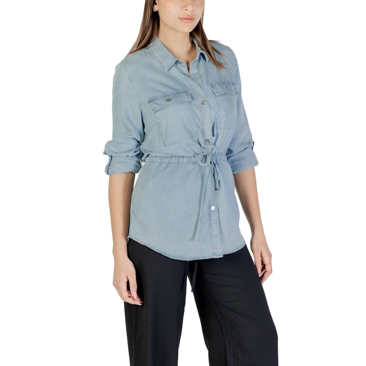 Only Blouse Donna - InfinityMarket - Brand_Only - Category_Abbigliamento - Color_Azzurro