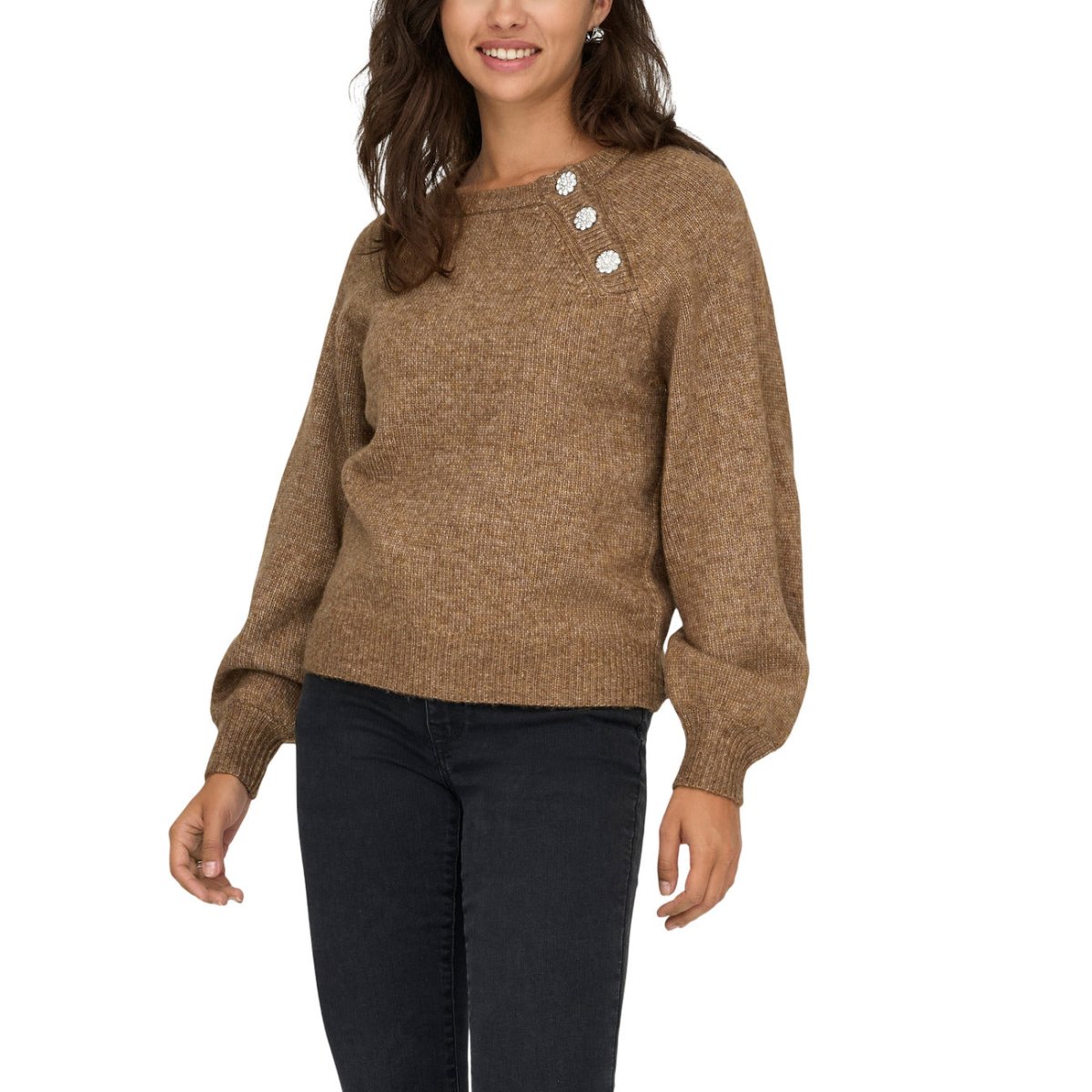 Only Maglia Donna - InfinityMarket - Brand_Only - Category_Abbigliamento - Color_Marrone