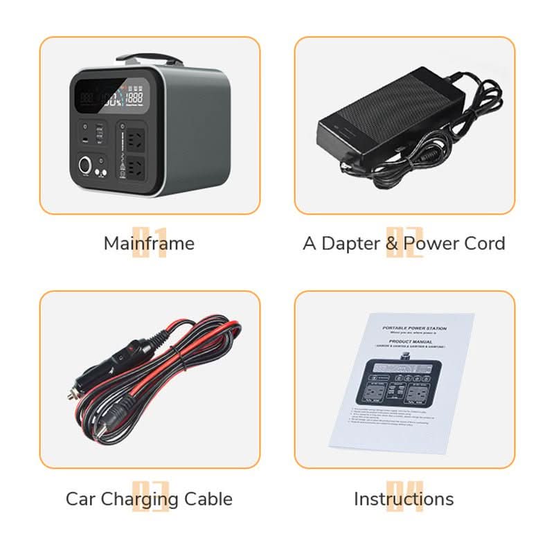 Portable outdoor power supply with large capacity