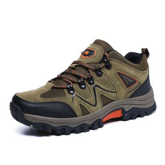 Waterproof low-cut hiking shoes with non-slip for trekking