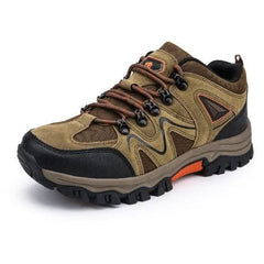 Waterproof low-cut hiking shoes with non-slip for trekking