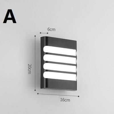 Outdoor Wall Light Waterproof Outdoor Wall Lighting - InfinityMarket - External - Garden - Home