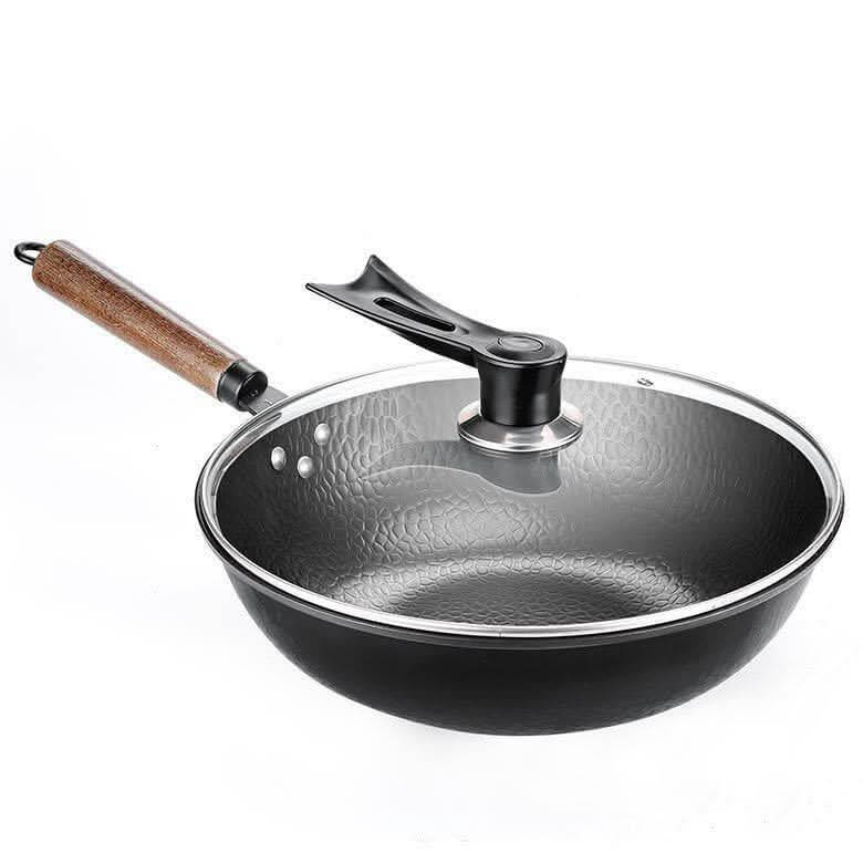 Padella di ferro Tradizionale Wok di Ferro Fatto A Mano - InfinityMarket - Cooking - Handmade - high quality