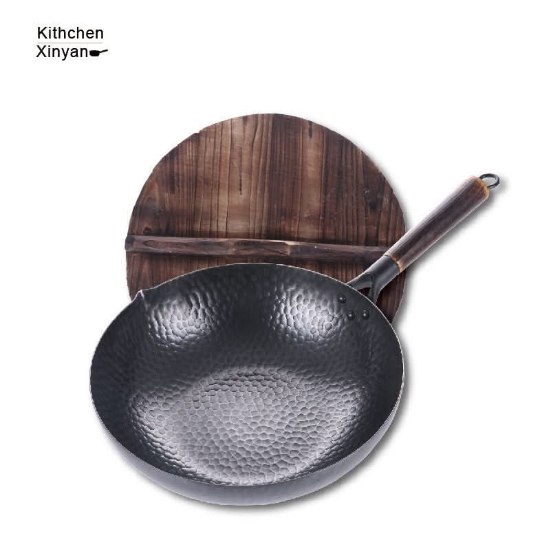Padella di ferro Tradizionale Wok di Ferro Fatto A Mano - InfinityMarket - Cooking - Handmade - high quality
