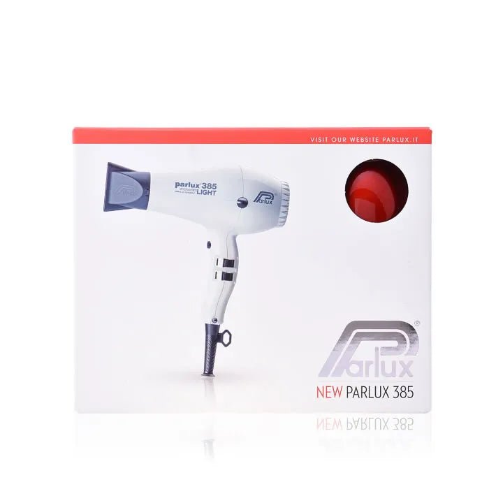 Parlux Hair Dryer 385 Powerlight Ionic & Ceramic Red - InfinityMarket - 