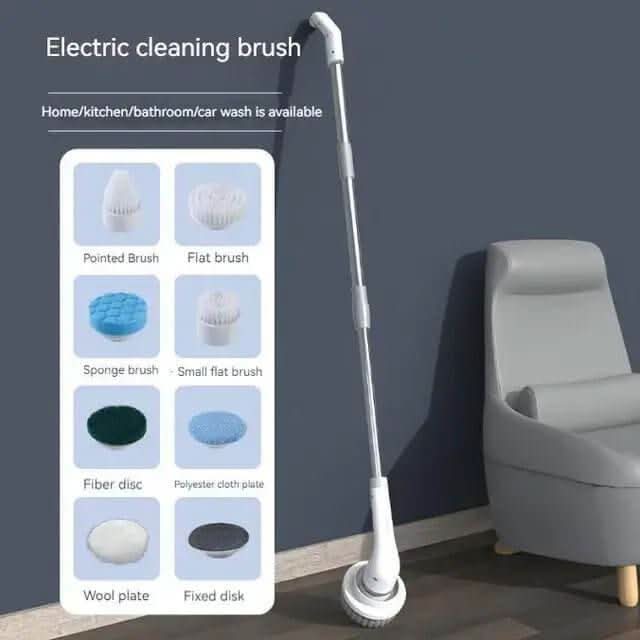 Pennello Pulizia Elettrico 8-in-1: Pulizie Efficaci ed Immediate - InfinityMarket - brush - cleaning brush