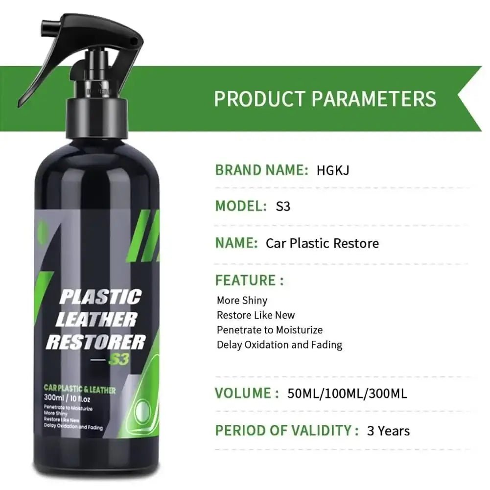 Plastic Leather Restorer for Cars - InfinityMarket - bottle - for - Leather