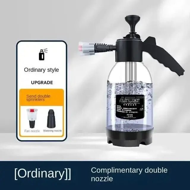 Pompa a Mano Schiuma 2 - Litri - Strumento Ideale per lavare l'auto - InfinityMarket - 2l Soap Dispenser Bottle - _wf_cus - Auto