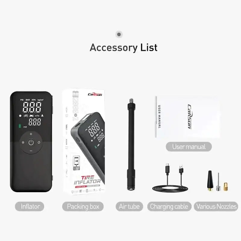 Portable Rechargeable Air Pump - InfinityMarket - Air - Air pump - Ball