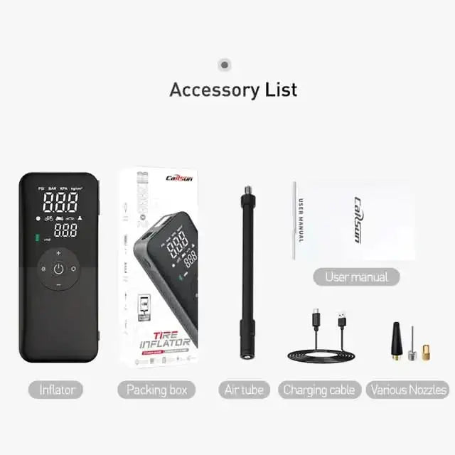 Portable Rechargeable Air Pump - InfinityMarket - Air - Air pump - Ball