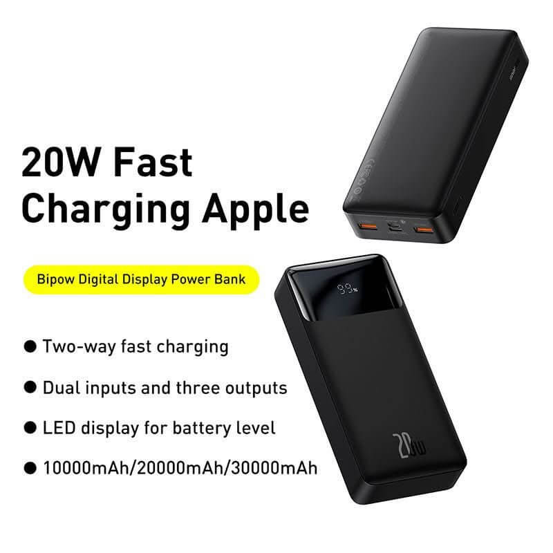 Power Bank Portable Charging Mobile Phone External Battery Quick Ch... - InfinityMarket - Battery - Charge - Charger