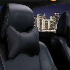 PU Leather Car Neck Pillow for Head Pain Relief - InfinityMarket - Car - Comfort - Comfortable