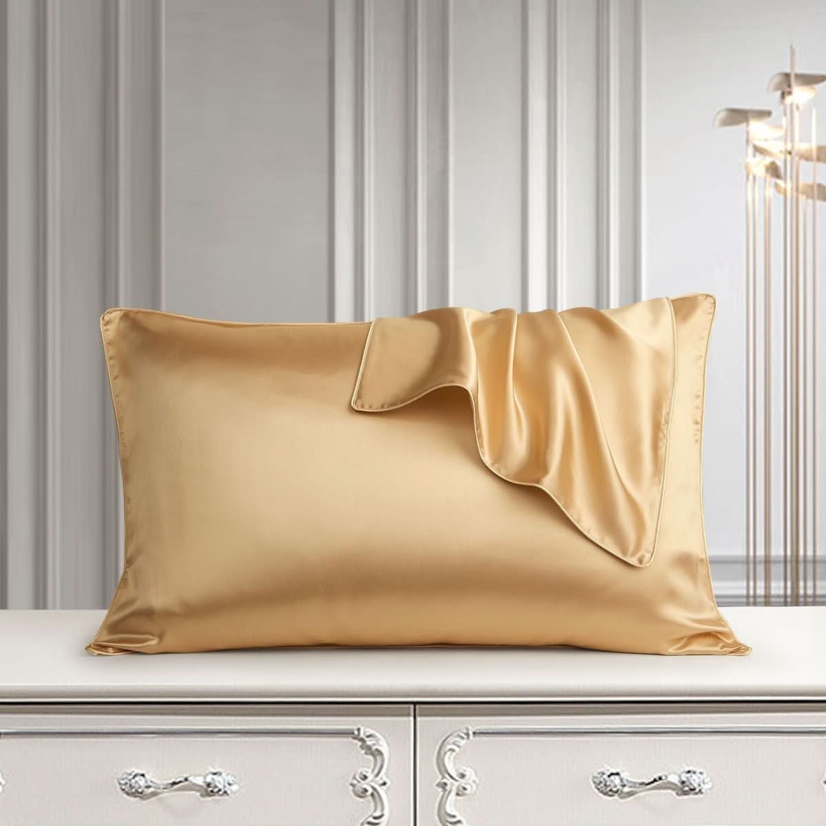 Pure Silk Pillowcase - Natural & Real Silk - InfinityMarket - Bedroom - Pillows - silk
