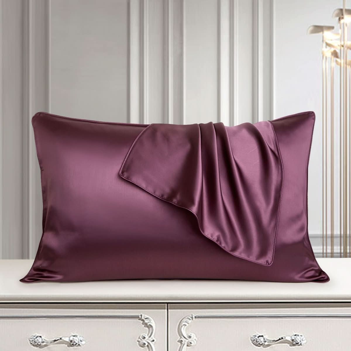 Pure Silk Pillowcase - Natural & Real Silk - InfinityMarket - Bedroom - Pillows - silk