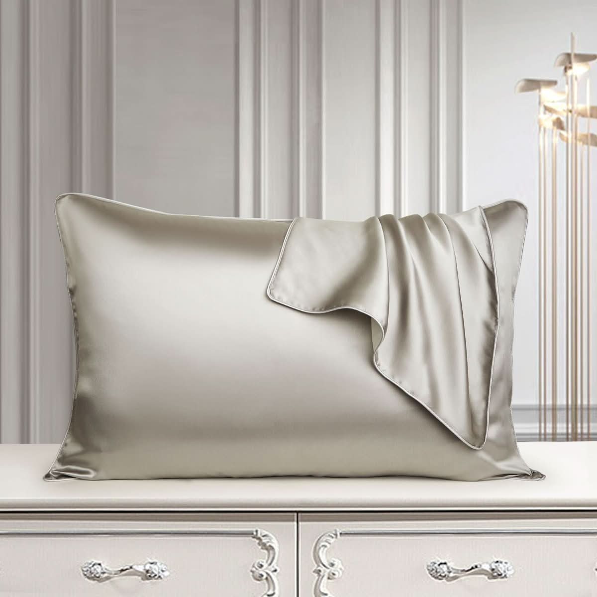 Pure Silk Pillowcase - Natural & Real Silk - InfinityMarket - Bedroom - Pillows - silk