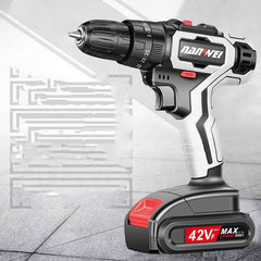 QILIN 48V Drill Driver - 25+1 Settings, 2 Speeds, Quick Charger & B... - InfinityMarket - Drill - Drill driver - Drilling