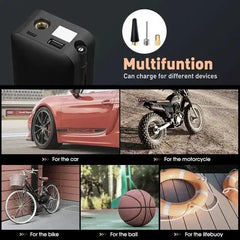 Rechargeable Air Pump Tire Inflator Portable Compressor - InfinityMarket - Air - Air pump - Car
