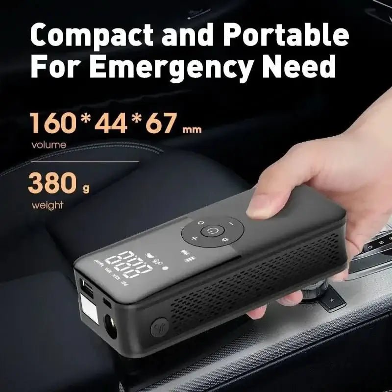 Rechargeable Air Pump Tire Inflator Portable Compressor - InfinityMarket - Air - Air pump - Car