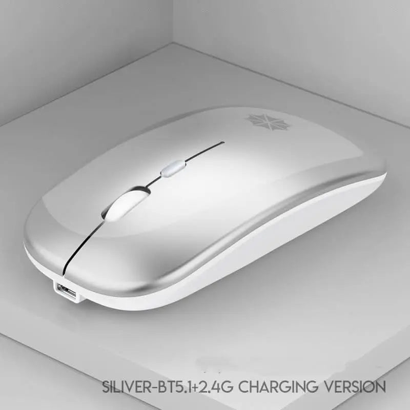 Rechargeable Wireless Mouse - 7 - Color LED, 2.4GHz, Silent, 1600 DPI - InfinityMarket - Bluetooth - Laptop