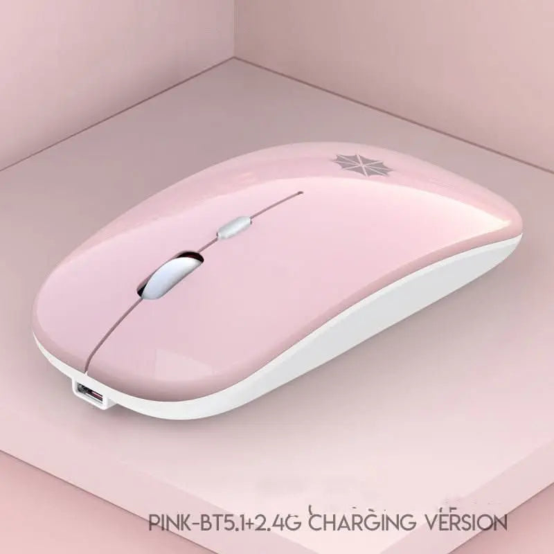 Rechargeable Wireless Mouse - 7 - Color LED, 2.4GHz, Silent, 1600 DPI - InfinityMarket - Bluetooth - Laptop