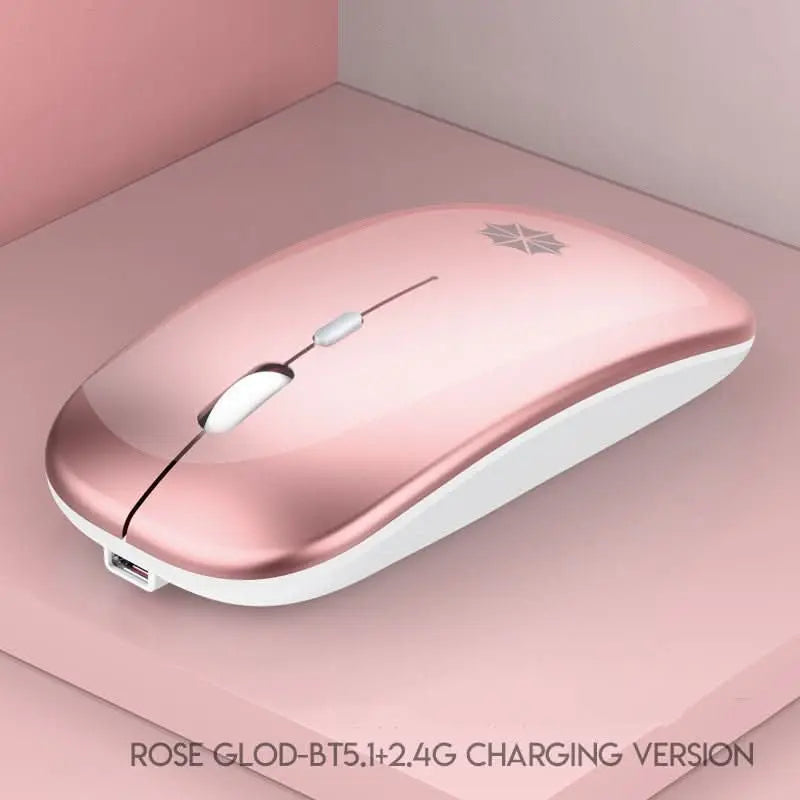 Rechargeable Wireless Mouse - 7 - Color LED, 2.4GHz, Silent, 1600 DPI - InfinityMarket - Bluetooth - Laptop