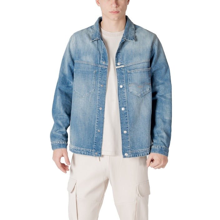 Replay Giubbotto Uomo - InfinityMarket - Brand_Replay - Category_Abbigliamento - Color_Azzurro