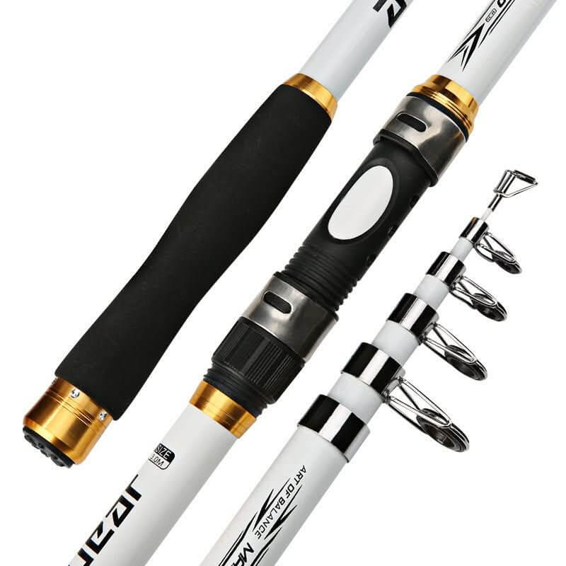 Rigid FRP Carbon Fiber Telescopic Fishing Rod 2.1M - 3.6M - InfinityMarket - Carbon Fiber Fishing Pole - Carbon Fiber Pole - Carp Fishing Rod