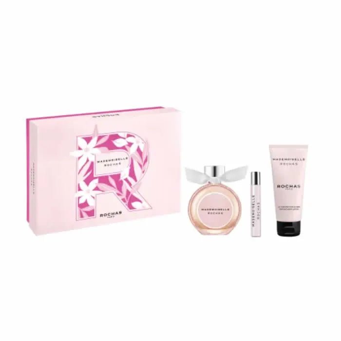 Rochas Mademoiselle Rochas Eau De Parfum Spray 90ml Set 3 Pieces - InfinityMarket - 