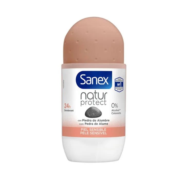 Sanex Deodorant Natur Protect Sensitive Skin 24h 0% Alcohol 50ml - InfinityMarket - 