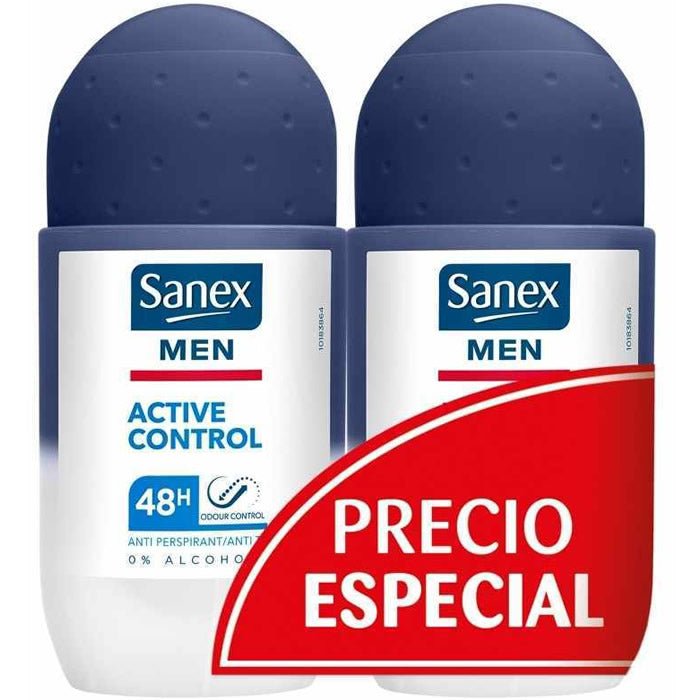 Sanex Men Active Control 48h Deodorant Roll On Duplo 2 x 50ml - InfinityMarket - 
