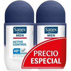 Sanex Men Active Control 48h Deodorant Roll On Duplo 2 x 50ml - InfinityMarket - 