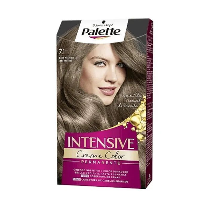 Schwarzkopf Palette Intensive Creme Color Tint 7.1 Medium Ash Blonde - InfinityMarket - 